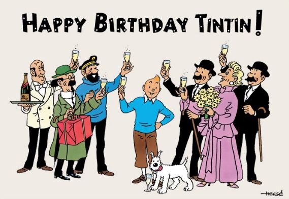 Happy 92nd Birthday, Tintin! — latterature
